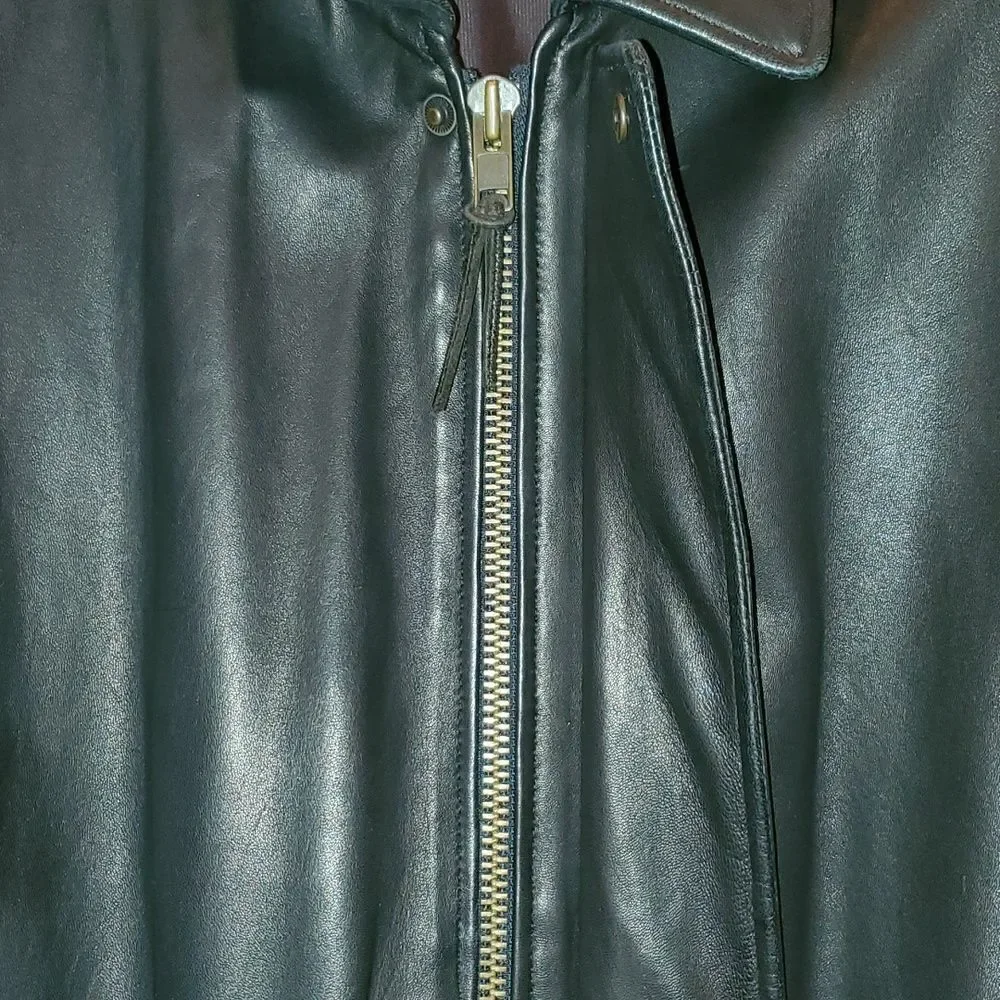 J.Park Collection Mens Leather Jacket! Size L Excellent Condition!